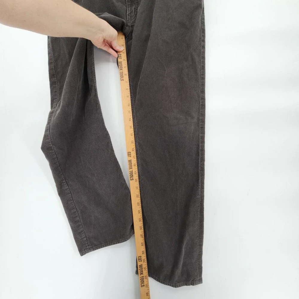 Banana Republic Pima Cotton Corduroy Pants 38x32 Mens Dark‎ Gray 969800-01 2014